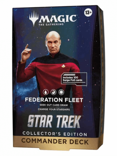 Kartenspiel Magic: The Gathering - Star Trek - Federation Fleet Collector's edition Commander Deck
