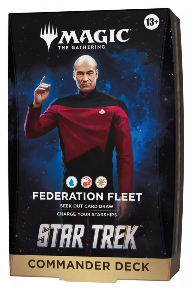 Kartenspiel Magic: The Gathering - Star Trek - Federation Fleet Commander Deck - Magic The Gathering