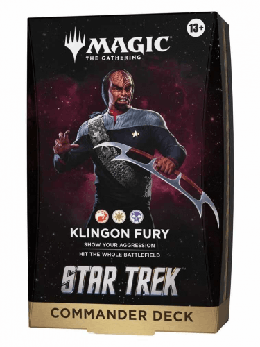 Kartenspiel Magic: The Gathering - Star Trek - Klingon Fury Commander Deck