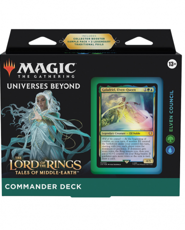 Kartenspiel Magic: The Gathering Universes Beyond - LotR: Tales of the Middle Earth - Elven Council (Commander Deck) (ENGLISCHE VERSION)