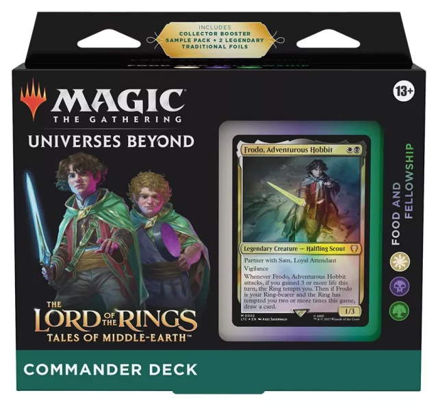 Kartenspiel Magic: The Gathering Universes Beyond - LotR: Tales of the Middle Earth - Food and Fellowship (Commander Deck) (ENGLISCHE VERSION) - Lord of the Rings
