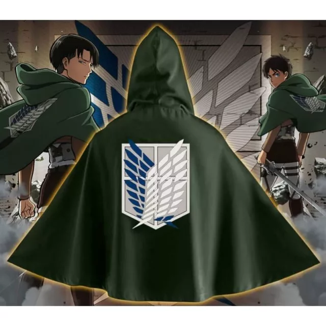 Umhang Attack on Titan - Green Cape - Anime