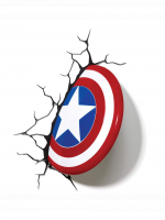 Tischlampe Marvel - Captain America Shield 3D (beschädigte Verpackung)