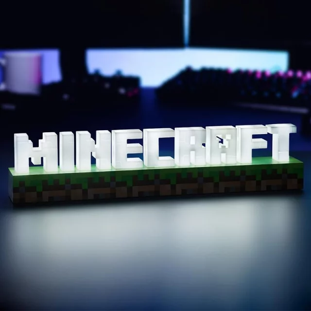 Tischlampe Minecraft - Logo (beschädigte Verpackung)