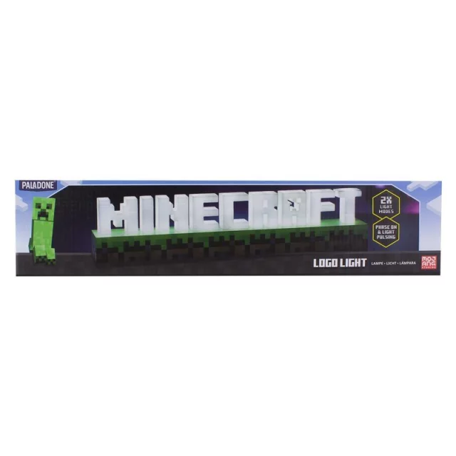 Tischlampe Minecraft - Logo (beschädigte Verpackung)