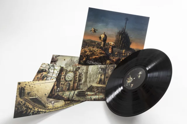 Offizieller Soundtrack Machinarium auf LP (2025) schwarze Version (ausgepackt) - Beschädigte Verpackung