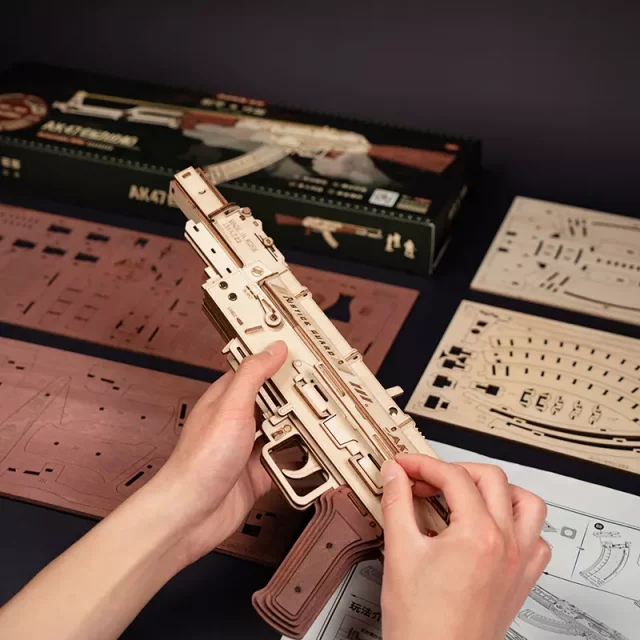 Baukasten - AK-47 Assault Rifle (Holzbaukasten) - Aus Holz