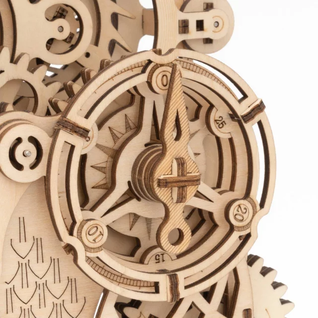 Bausatz – Uhr Eule (Holz) - Aus Holz