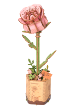 Bausatz- Rose (aus Holz)