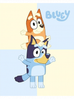 Decke Bluey - Bandit & Chilli