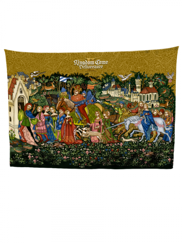 Tapestry Kingdom Come: Deliverance II - Illumination Welscher Hof (Bild auf Textil)