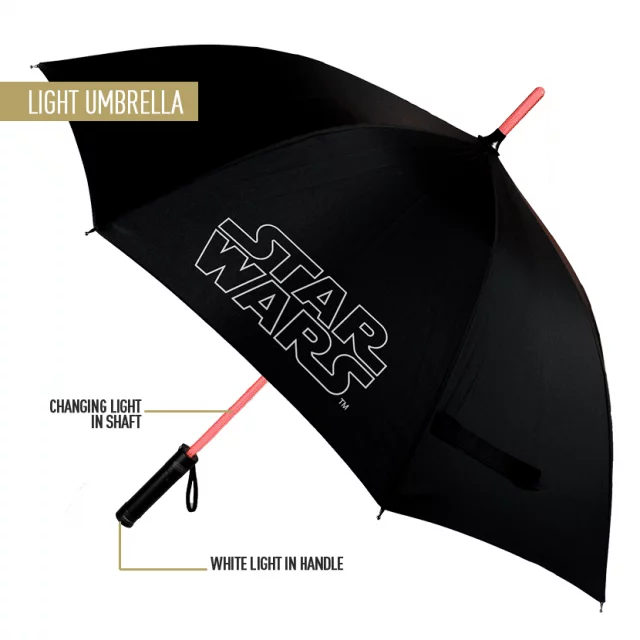 Regenschirm Star Wars - Logo (leuchtend)
