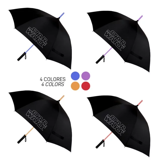 Regenschirm Star Wars - Logo (leuchtend)