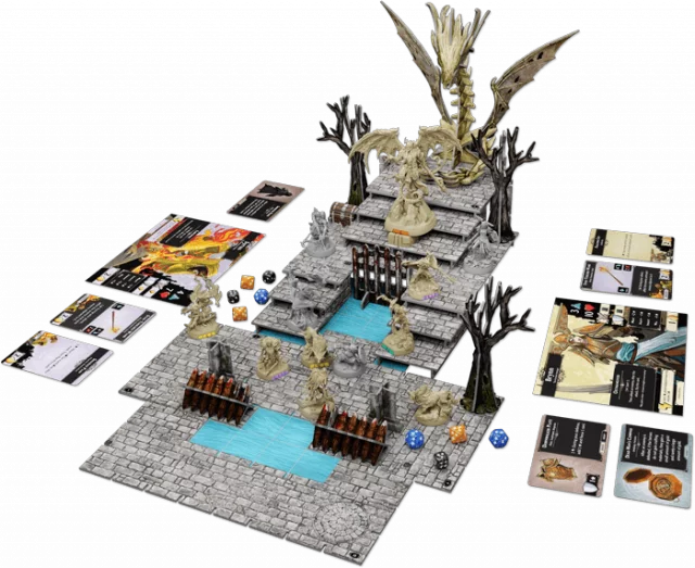 Brettspiel Descent: Legends of the Dark - EN (ausgepackt)