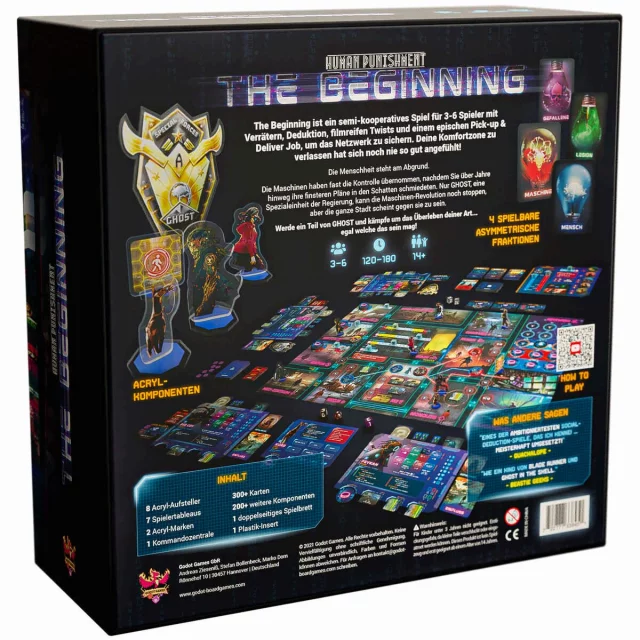 Brettspiel Human Punishment: The Beginning EN - Abenteuer-Brettspiel