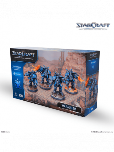 Brettspiel StarCraft - Tabletop Miniature Game - Marauder - Expansion Set (4 Figuren)