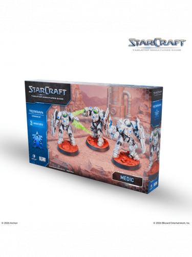 Brettspiel StarCraft - Tabletop Miniature Game - Medic - Expansion Set (3 Figuren)