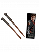 Harry Potter Geschenkset - Harry Potter Zauberstab (Stift, Lesezeichen)