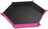Dice Tray Gamegenic - Magnetic - Hexagonal Black/Pink - Würfel und Zubehör