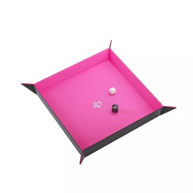 Dice Tray Gamegenic - Magnetic - Square Black/Pink - Würfel und Zubehör