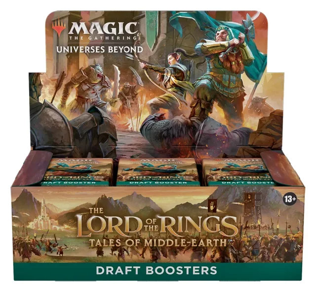 Kartenspiel Magic: The Gathering Universes Beyond - LotR: Tales of the Middle Earth - Draft Booster Box (36 boosterů) (ENGLISCHE VERSION) - Lord of the Rings