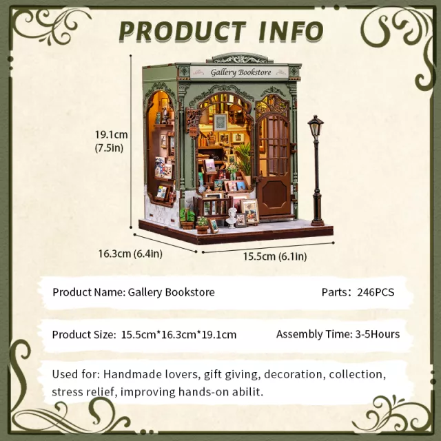 Bausatz CuteBee - Gallery Bookstore - Lesezeichen