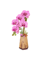 Bausatz- Purple Moth Orchid (aus Holz)