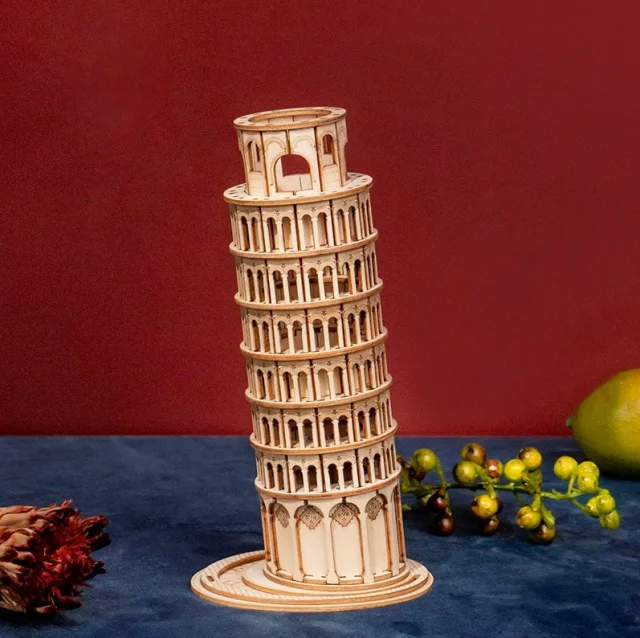 Bausatz - Schiefer Turm von Pisa (aus Holz) - Robotime