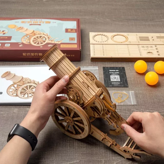 Bausatz - Wheeled Siege Artillery (aus Holz) - Aus Holz