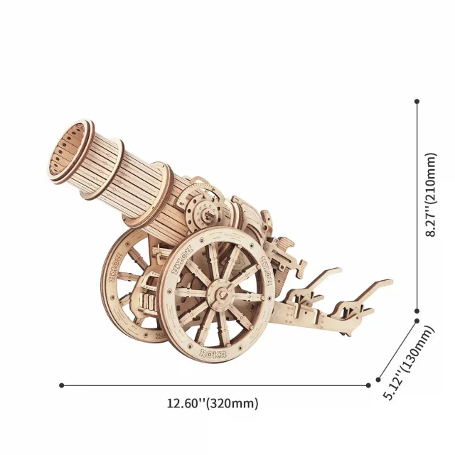 Bausatz - Wheeled Siege Artillery (aus Holz) - Robotime
