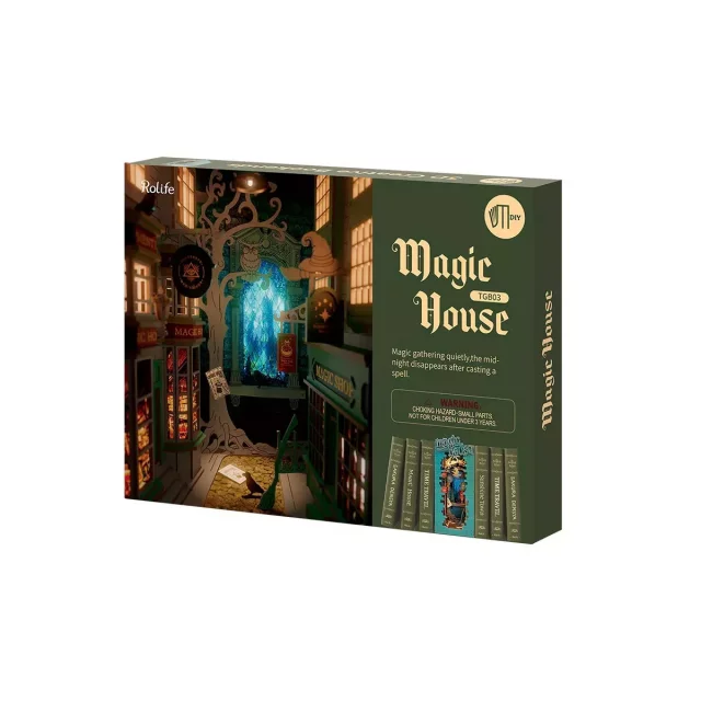 Baukasten - Magic House Buchstütze (Holz) - Aus Holz