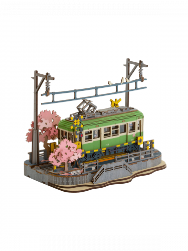 Baukasten - Sakura Journey Tram (Holz)