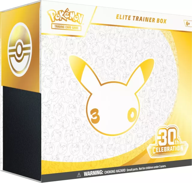 Kartenspiel Pokémon TCG: 30th Celebration - Elite Trainer Box (ENGLISCHE VERSION) - TCG Sammelkartenspiel