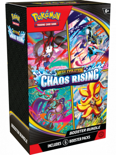 Kartenspiel Pokémon TCG: Mega Evolution - Chaos Rising - Booster Bundle (ENGLISCHE VERSION)