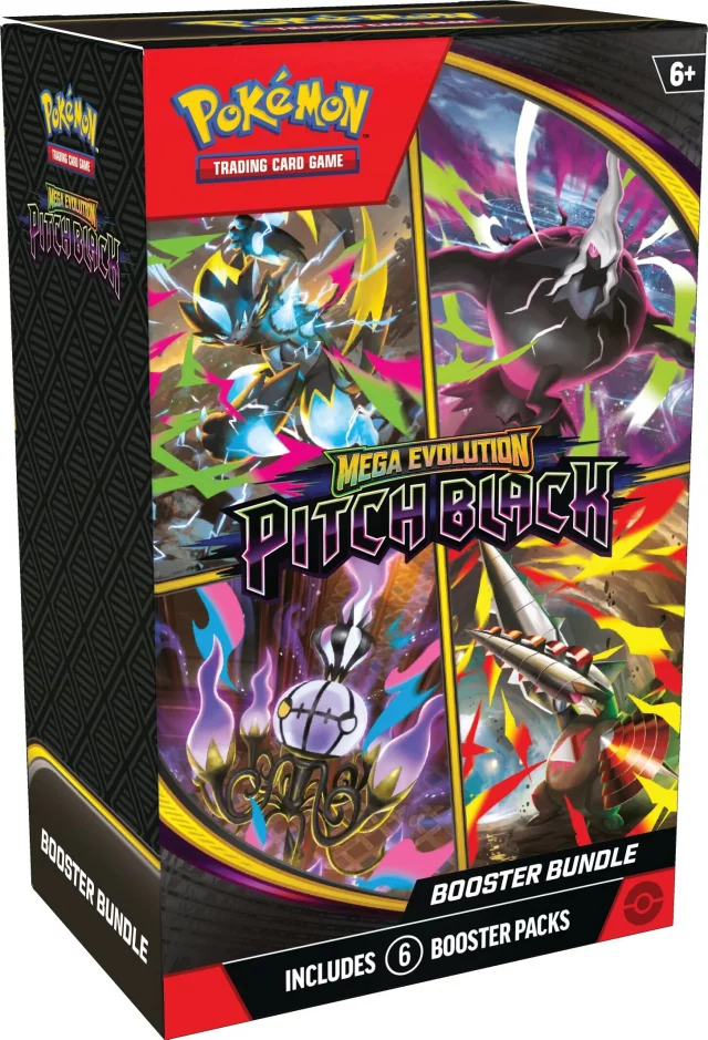 Kartenspiel Pokémon TCG: Mega Evolution - Pitch Black - Booster Bundle (ENGLISCHE VERSION) - TCG Sammelkartenspiel