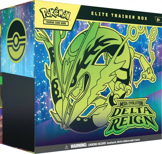 Kartenspiel Pokémon TCG: Mega Evolution - Delta Reign - Elite Trainer Box (ENGLISCHE VERSION) - TCG Sammelkartenspiel