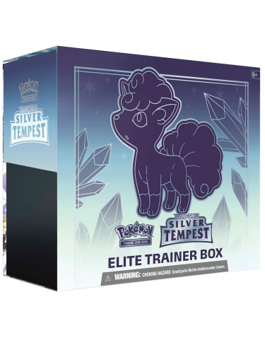 Kartenspiel Pokémon TCG: Sword & Shield Silver Tempest - Elite Trainer Box (ENGLISCHE VERSION)