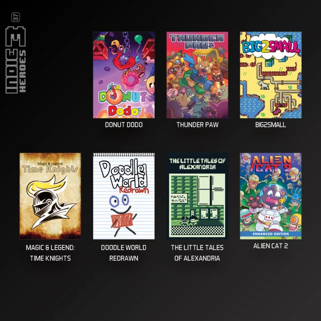 Cartridge für die Retro-Spielkonsole Evercade - Indie Heroes Collection 3