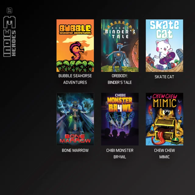 Cartridge für die Retro-Spielkonsole Evercade - Indie Heroes Collection 3