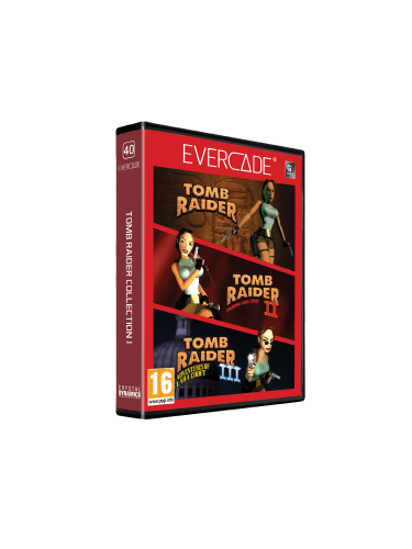 Cartridge für die Retro-Spielkonsole Evercade - Tomb Raider Collection 1 (PC)