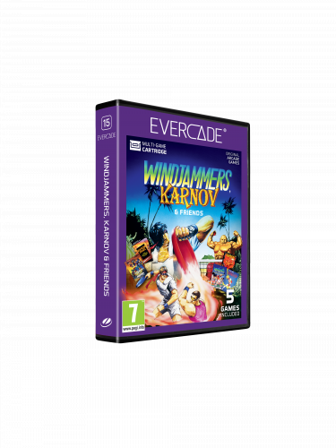 Cartridge für Retro-Spielkonsole Evercade - Windjammers, Karnov & Friends (PC)