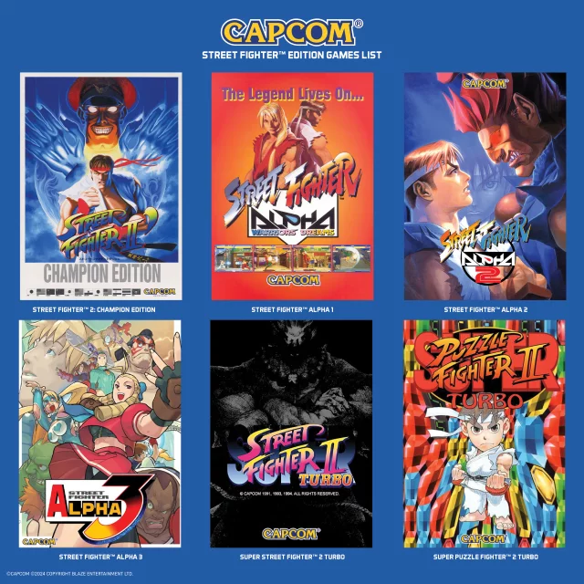 Evercade Alpha Street Fighter Bartop Arcade Tabletop Retro Arcade Maschine - Spielkonsole