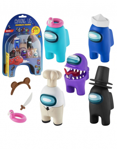 Figur Among Us - Crewmates 5-pack série 2