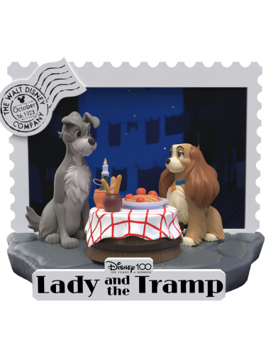 Figur Disney - Lady a Tramp Diorama (Beast Kingdom)