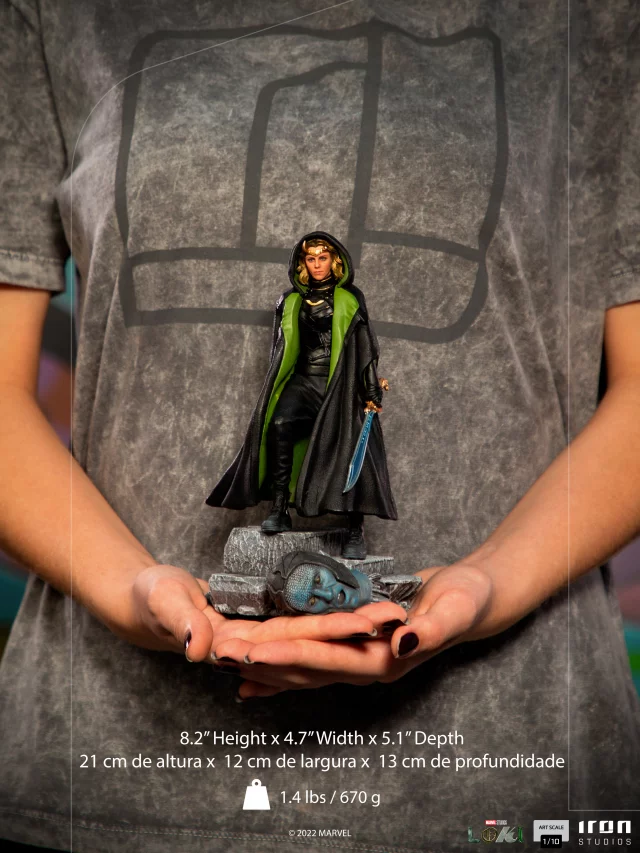 Statuette Loki - Sylvie Loki Art Scale 1/10 (Iron Studios) - Figuren
