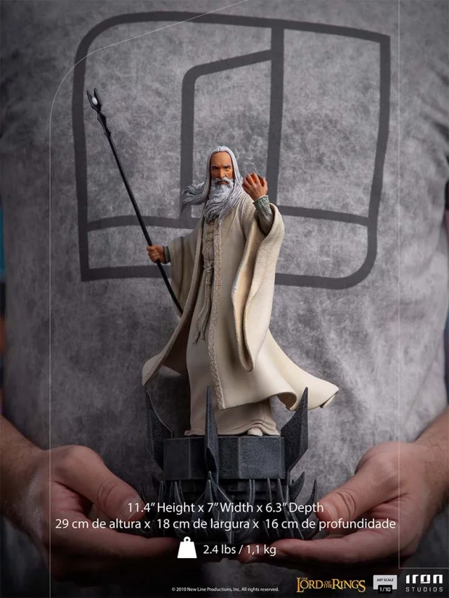 Statuette Lord of the Rings - Saruman BDS Art Scale 1/10 (Iron Studios) - Figuren
