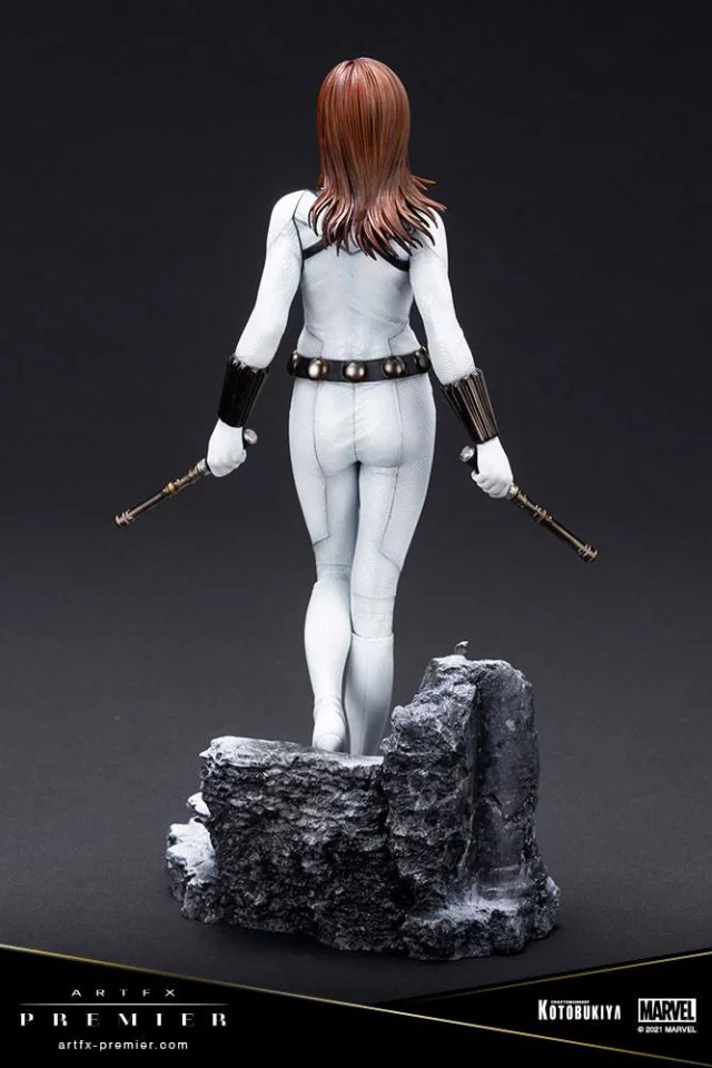 Statuette Marvel - Black Widow White Costume Limited Edition (ArtFX Premier) - Figuren