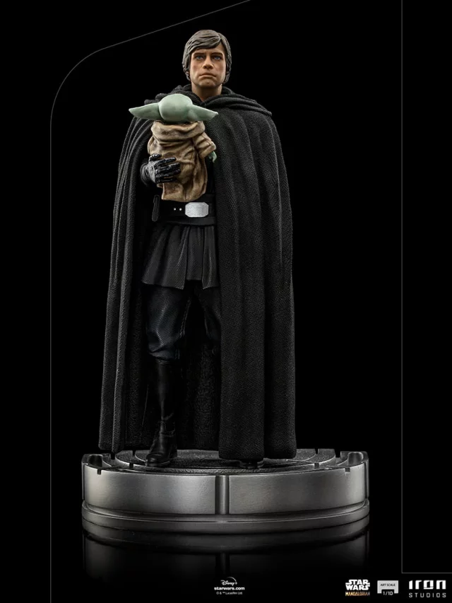 Statuette Star Wars: The Mandalorian - Luke Skywalker and Grogu Art Scale 1/10 (Iron Studios) - Figuren