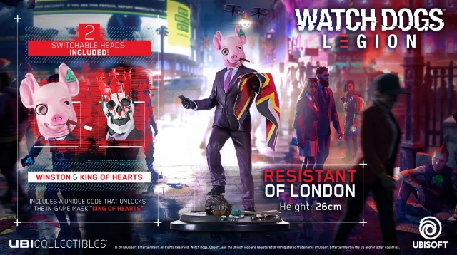 Figur Watch Dogs: Legion - Resistant of London