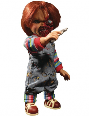 Replik Chucky - Talking Pizza Face Chucky Designer Series 38cm (Mezco Toyz)